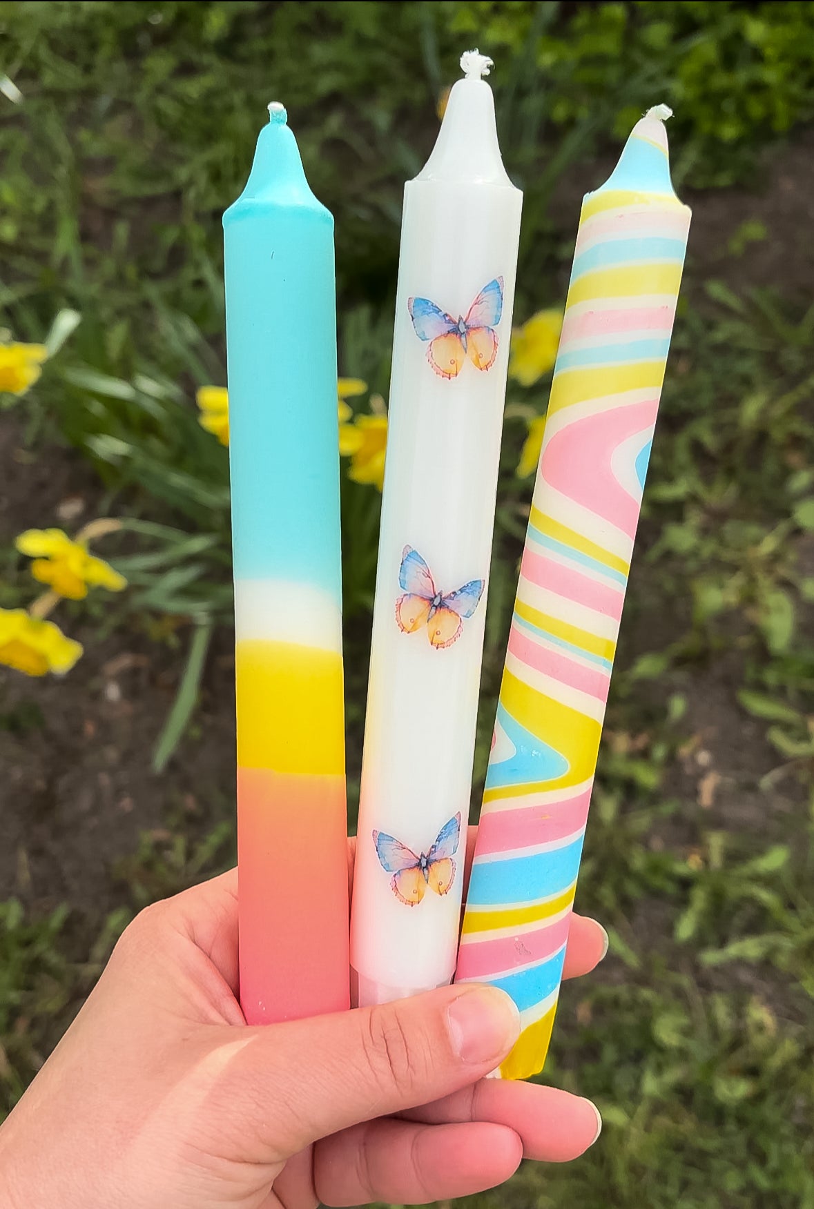 BUTTERFLY CANDLE 3-PACK