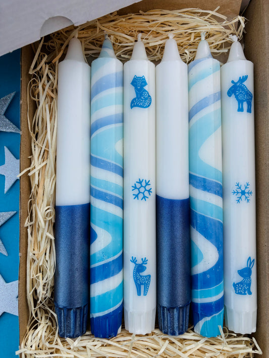 Nordic Candle Box- BLUE