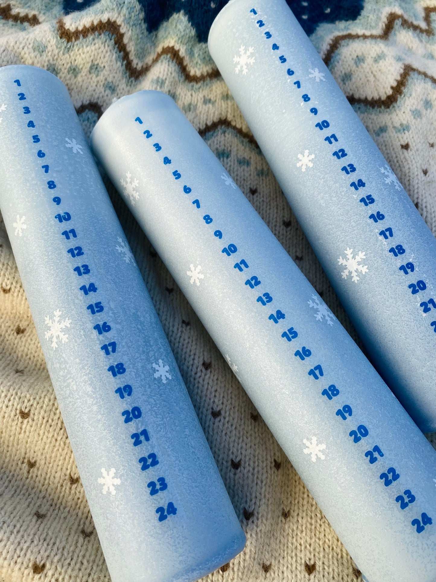 Frozen Calendar Candle