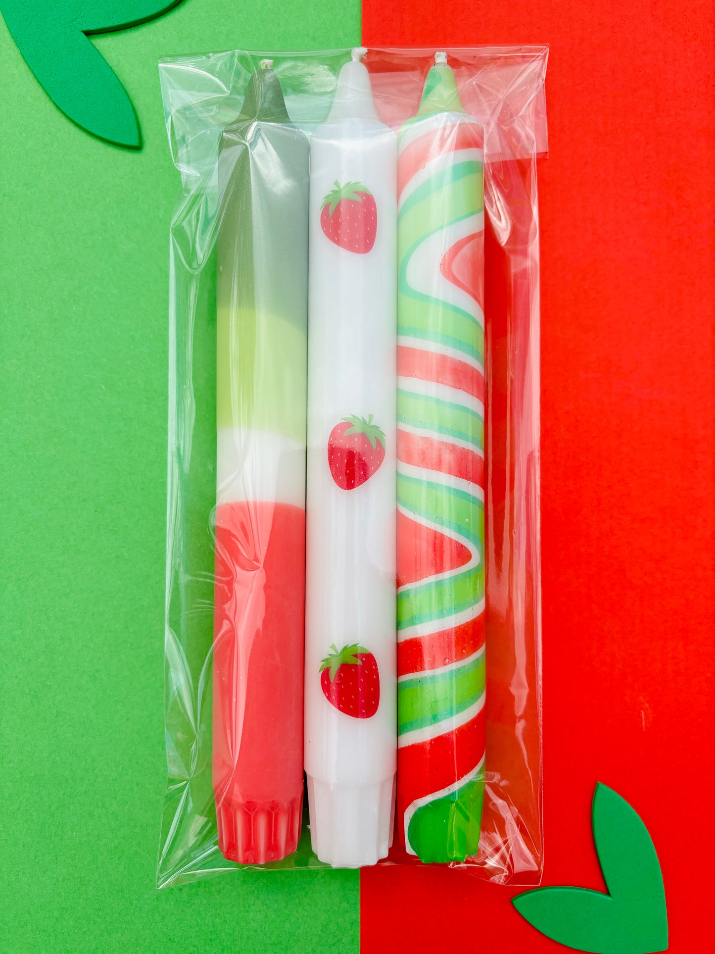 STRAWBERRY CANDLE 3-PACK